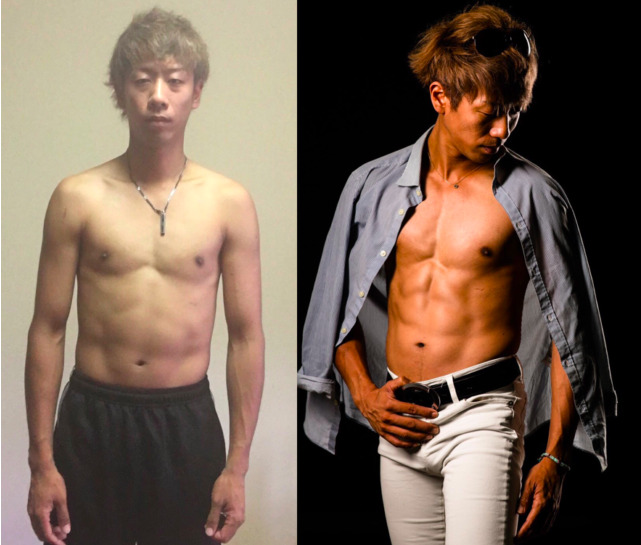 細マッチョ 40代 ビフォーアフター